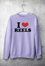 Load image into Gallery viewer, I LOVE REELS Sweatshirt for Men/Women
