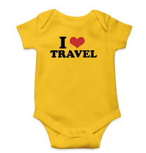 Load image into Gallery viewer, I LOVE TRAVEL Romper For Baby Boy/Girl-Yellow-Ektarfa.online
