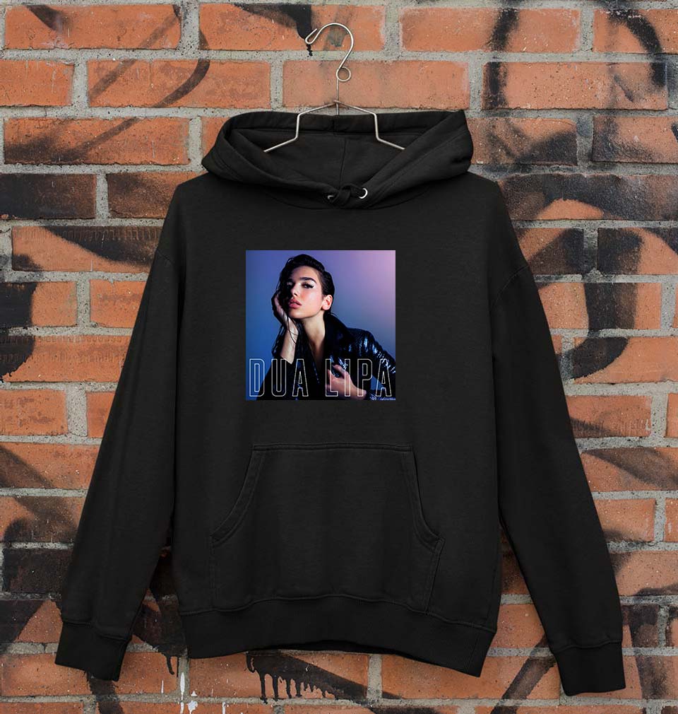 dua lipa Unisex Hoodie for Men/Women-Black-Ektarfa.online