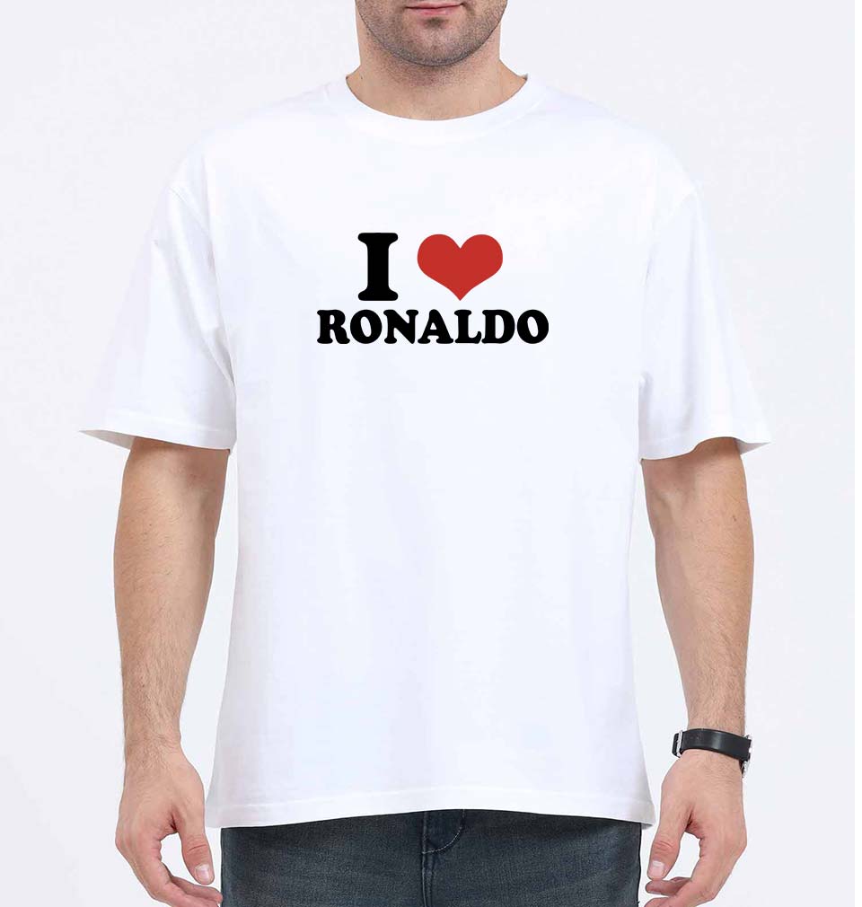 I LOVE RONALDO Oversized T-Shirt for Men