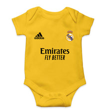 Load image into Gallery viewer, Real Madrid 2021-22 Kids Romper For Baby Boy/Girl-Yellow-Ektarfa.online
