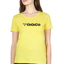 Load image into Gallery viewer, digico T-Shirt for Women-Yellow-Ektarfa.online
