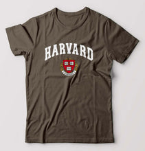 Load image into Gallery viewer, Harvard T-Shirt for Men-Olive Green-Ektarfa.online
