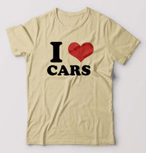 Load image into Gallery viewer, I LOVE CARS T-Shirt for Men-Beige-Ektarfa.online
