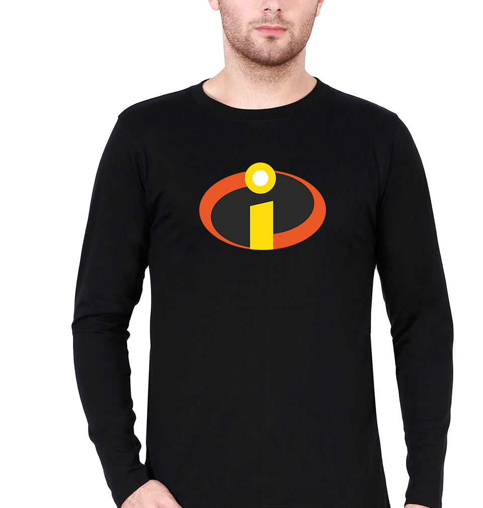Incredibles Full Sleeves T-Shirt for Men-Black-Ektarfa.online