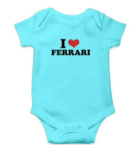 I LOVE FERRARI Romper For Baby Boy/Girl-Sky Blue-Ektarfa.online