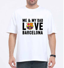 Load image into Gallery viewer, Love Barcelona Oversized T-Shirt for Men-White-Ektarfa.online
