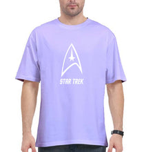 Load image into Gallery viewer, star trek Oversized T-Shirt for Men-Lavender-Ektarfa.online
