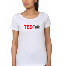 Load image into Gallery viewer, Ted Talk T-Shirt for Women-White-Ektarfa.online
