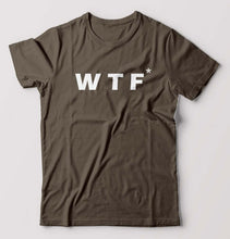 Load image into Gallery viewer, WTF T-Shirt for Men-Olive Green-Ektarfa.online
