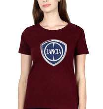 Load image into Gallery viewer, Lancia T-Shirt for Women-Maroon-Ektarfa.online
