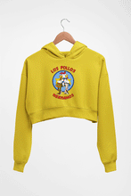 Load image into Gallery viewer, Los Pollos Hermanos Breaking Bad Crop HOODIE FOR WOMEN-Mustard Yellow-Ektarfa.online
