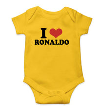 Load image into Gallery viewer, I LOVE RONALDO Romper For Baby Boy/Girl-Yellow-Ektarfa.online

