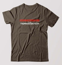 Load image into Gallery viewer, terminator T-Shirt for Men-Olive Green-Ektarfa.online
