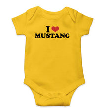 Load image into Gallery viewer, I LOVE MUSTANG Romper For Baby Boy/Girl-Yellow-Ektarfa.online
