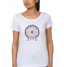 Load image into Gallery viewer, iit jodhpur T-Shirt for Women-White-Ektarfa.online
