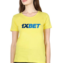Load image into Gallery viewer, 1XBet T-Shirt for Women-Yellow-Ektarfa.online

