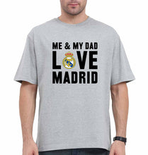 Load image into Gallery viewer, Love Real Madrid Oversized T-Shirt for Men-Grey-Ektarfa.online
