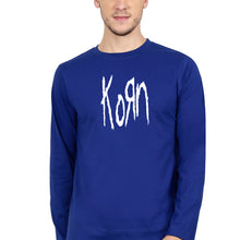 Load image into Gallery viewer, Korn Full Sleeves T-Shirt for Men-royal blue-Ektarfa.online
