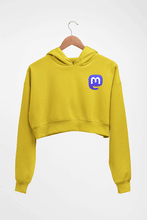 Load image into Gallery viewer, Mastodon Crop HOODIE FOR WOMEN-Mustard Yellow-Ektarfa.online
