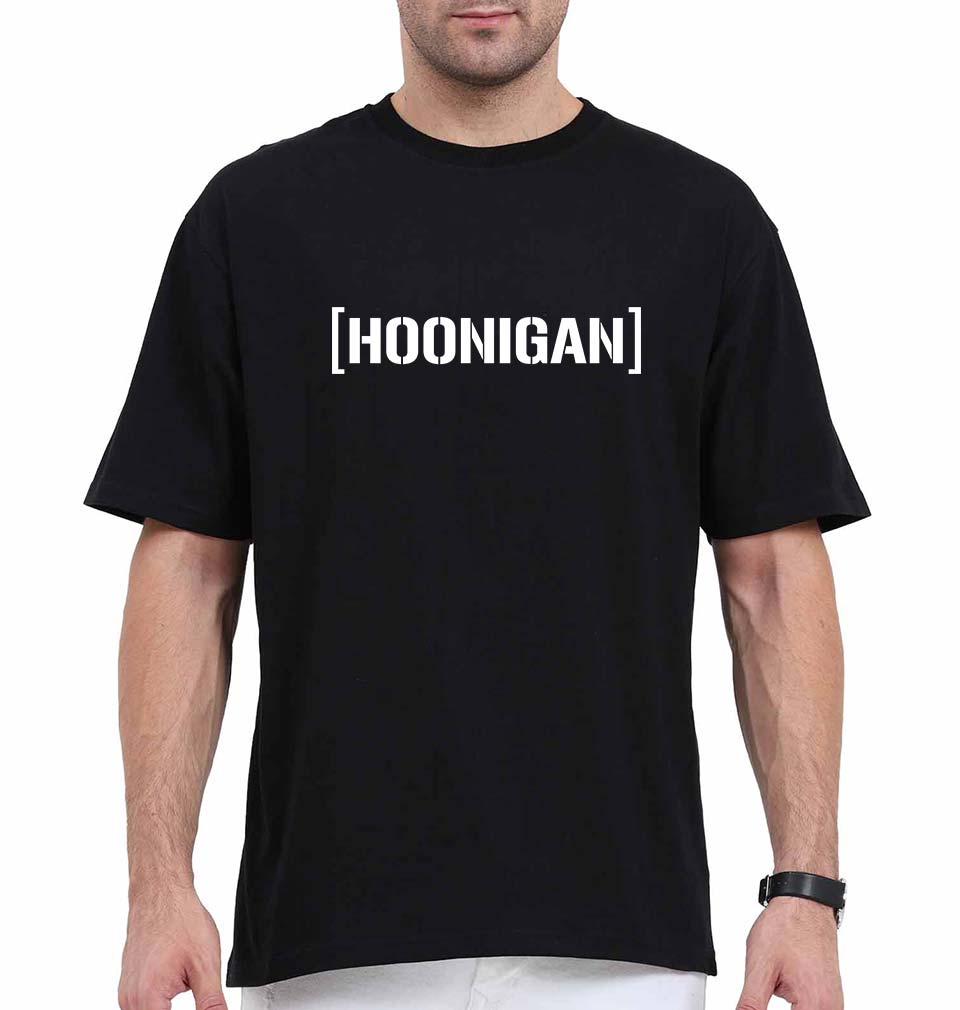 hoonigan Oversized T-Shirt for Men-Black-Ektarfa.online