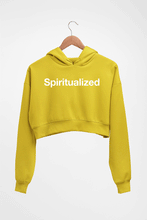 Load image into Gallery viewer, Spiritualized Crop HOODIE FOR WOMEN-Mustard Yellow-Ektarfa.online
