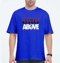 Load image into Gallery viewer, levels above roman reigns Oversized T-Shirt for Men-Royal Blue-Ektarfa.online
