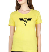 Load image into Gallery viewer, van halen T-Shirt for Women-Yellow-Ektarfa.online
