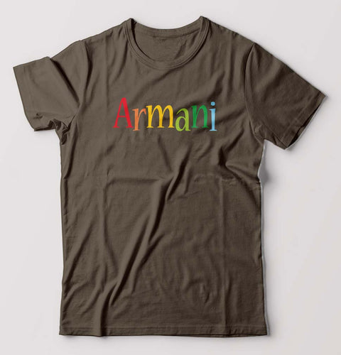 Armani T-Shirt for Men-Olive Green-Ektarfa.online