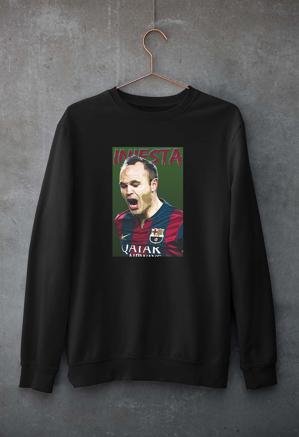 iniesta Sweatshirt for Men/Women-Black-Ektarfa.online