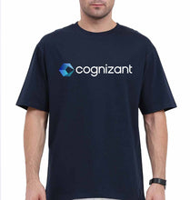 Load image into Gallery viewer, Cognizant Oversized T-Shirt for Men-Navy Blue-Ektarfa.online
