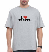 Load image into Gallery viewer, I LOVE TRAVEL Oversized T-Shirt for Men
