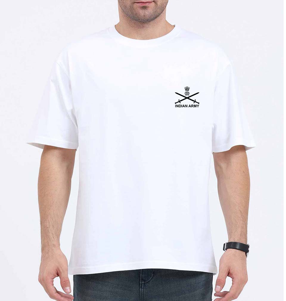 Indian Army Oversized T-Shirt for Men