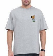 Load image into Gallery viewer, Chill guy Oversized T-Shirt for Men-Grey-Ektarfa.online
