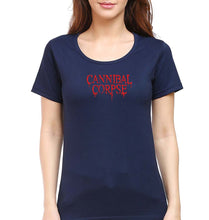 Load image into Gallery viewer, cannibal corpse T-Shirt for Women-Navy Blue-Ektarfa.online
