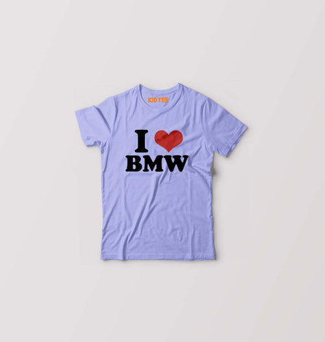 I LOVE BMW T-Shirt for Boy/Girl-Lavender-Ektarfa.online