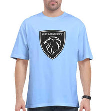 Load image into Gallery viewer, Peugeot Oversized T-Shirt for Men-Baby Blue-Ektarfa.online
