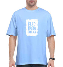 Load image into Gallery viewer, Being Bhai Oversized T-Shirt for Men-Baby Blue-Ektarfa.online
