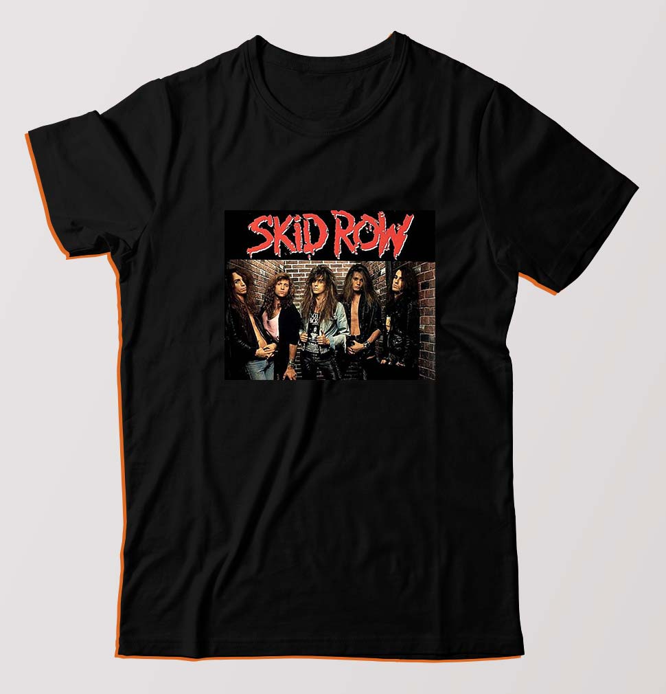 SKID ROW T-Shirt for Men-Black-Ektarfa.online
