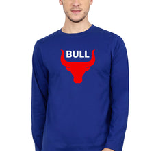 Load image into Gallery viewer, Bull Full Sleeves T-Shirt for Men-royal blue-Ektarfa.online
