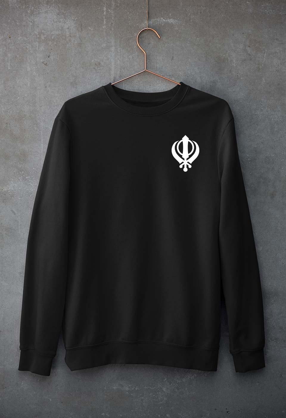 sikh Sweatshirt for Men/Women-Black-Ektarfa.online