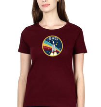 Load image into Gallery viewer, Isro T-Shirt for Women-Maroon-Ektarfa.online
