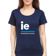 Load image into Gallery viewer, IE University T-Shirt for Women-Navy Blue-Ektarfa.online

