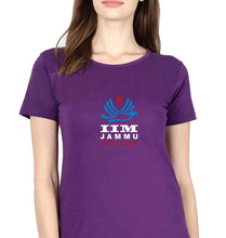 Load image into Gallery viewer, IIM Jammu T-Shirt for Women-Purple-Ektarfa.online
