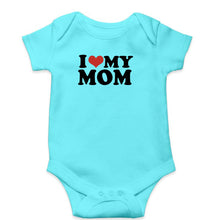 Load image into Gallery viewer, I LOVE MY MOM Romper For Baby Boy/Girl-Sky Blue-Ektarfa.online
