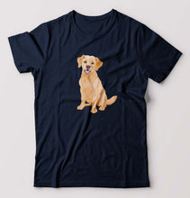 Load image into Gallery viewer, golden retreiver T-Shirt for Men-Navy Blue-Ektarfa.online
