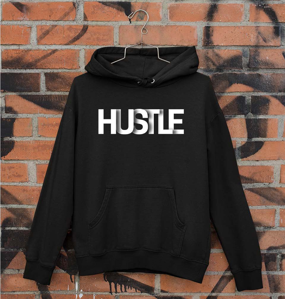 hustle Unisex Hoodie for Men/Women-Black-Ektarfa.online