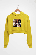 Load image into Gallery viewer, the beatles let it be Crop HOODIE FOR WOMEN-Mustard Yellow-Ektarfa.online
