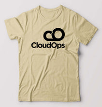 Load image into Gallery viewer, CloudOps T-Shirt for Men-Beige-Ektarfa.online

