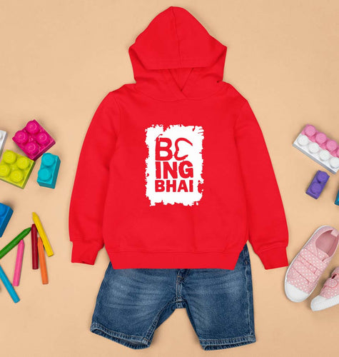 Being Bhai Hoodie for Boy/Girl-Red-Ektarfa.online